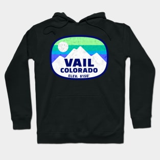 Vail Colorado Skiing Mountains Ski Hiking Hoodie